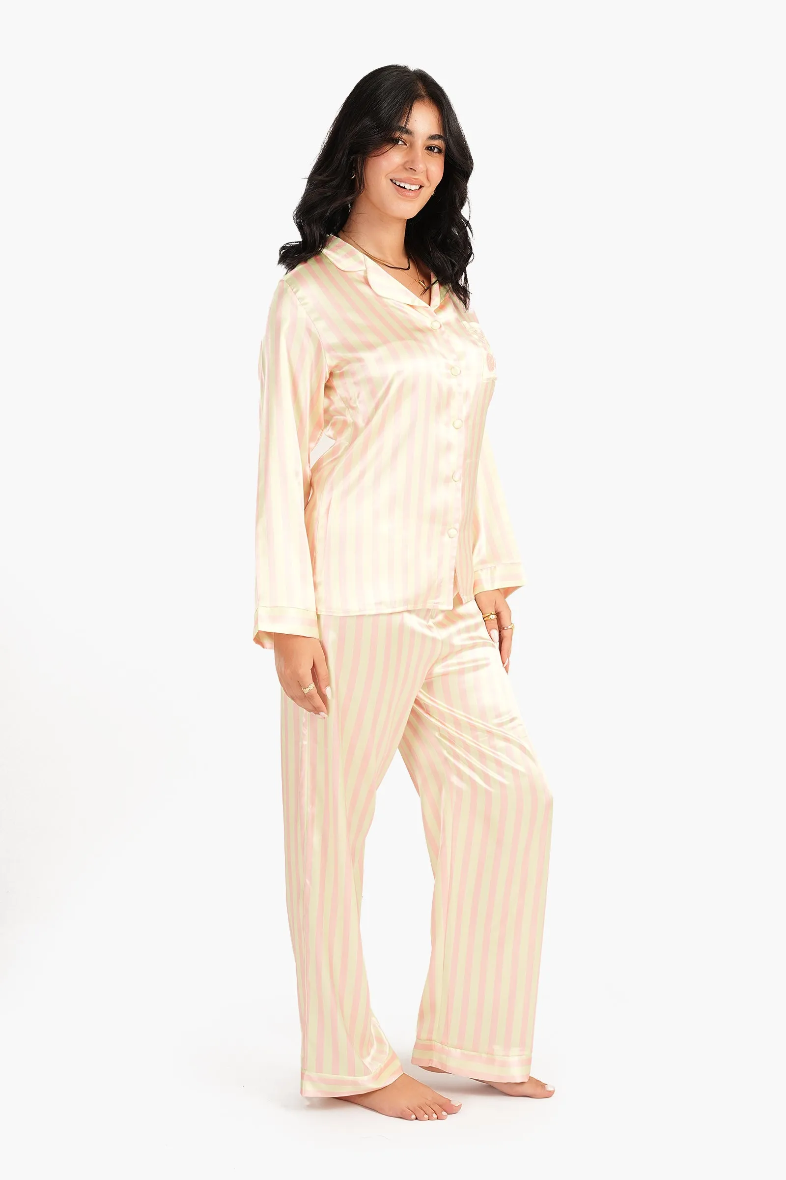 Elegant Satin Pyjama Set