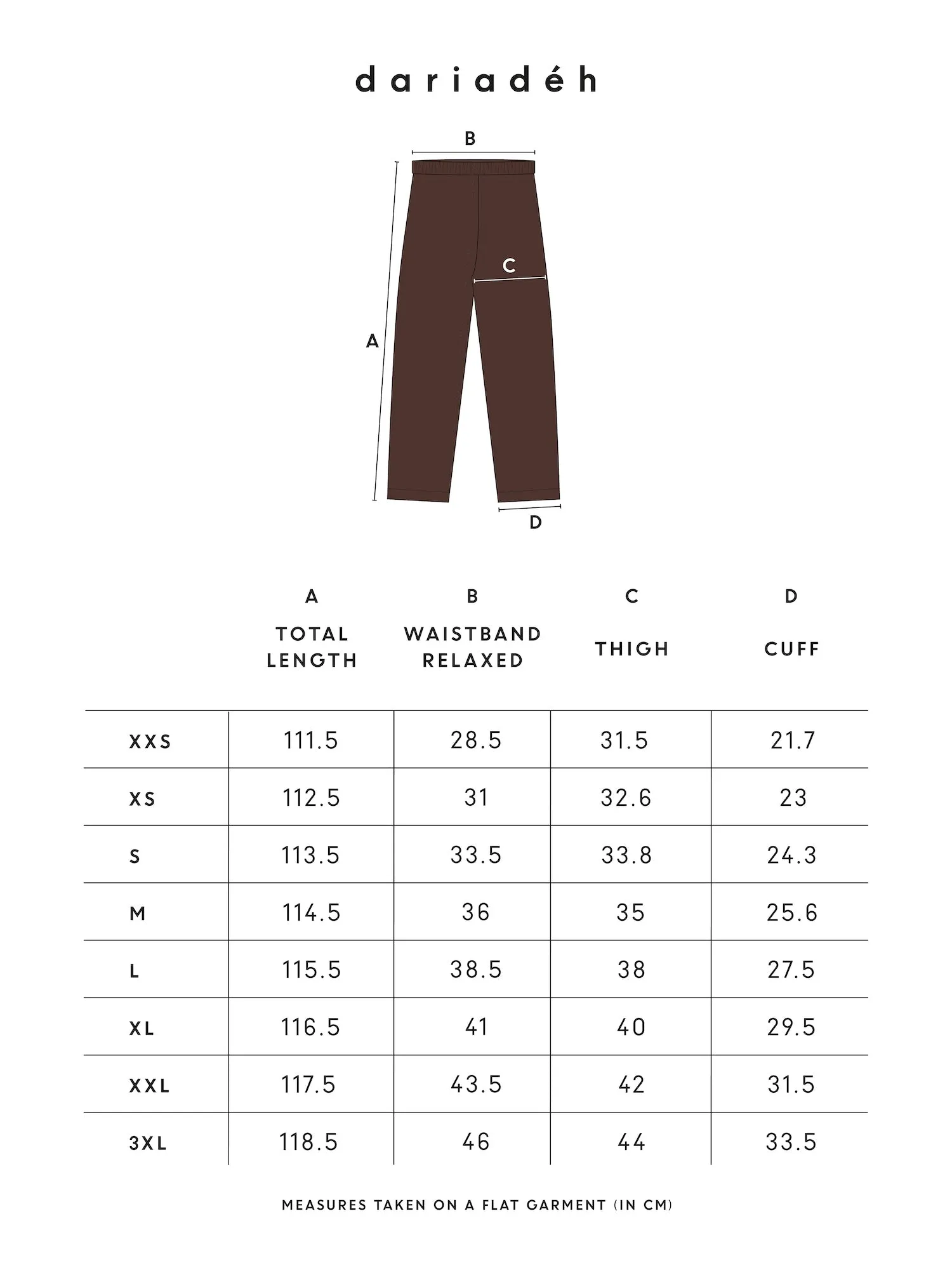 Ella Pants Brown Tall