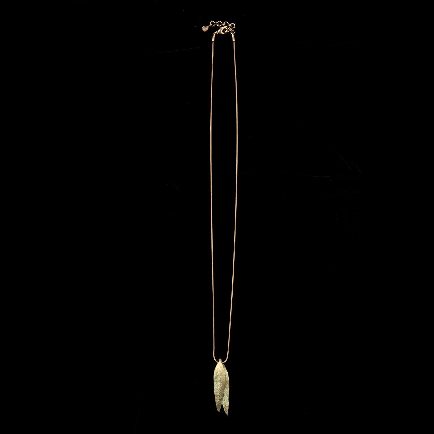 Eucalyptus Long Double Leaf Pendant