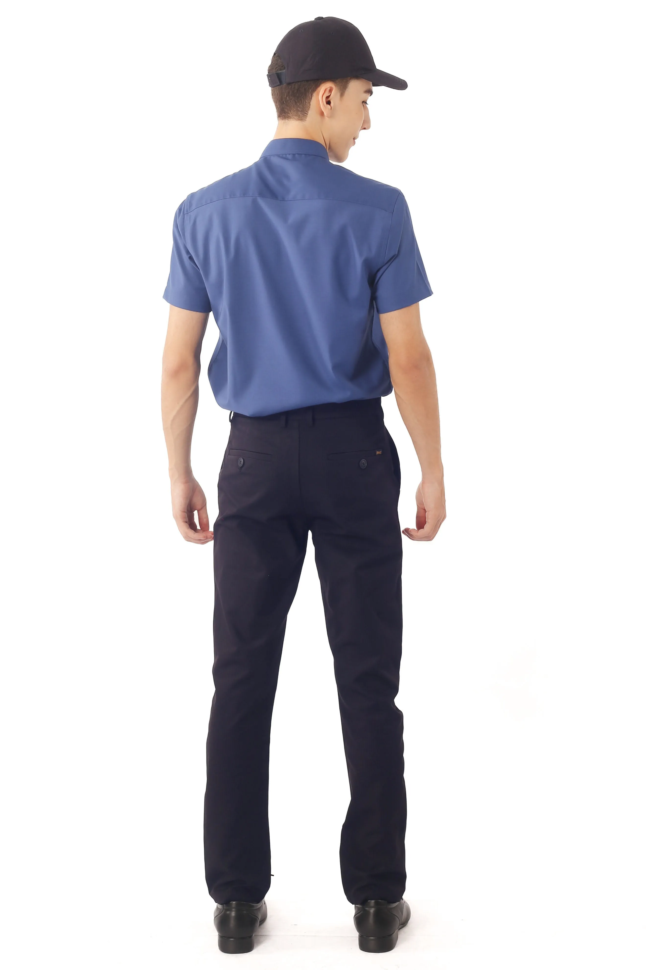 EXHAUST MEN'S SLACK LONG PANTS [SLIM FIT] 1642