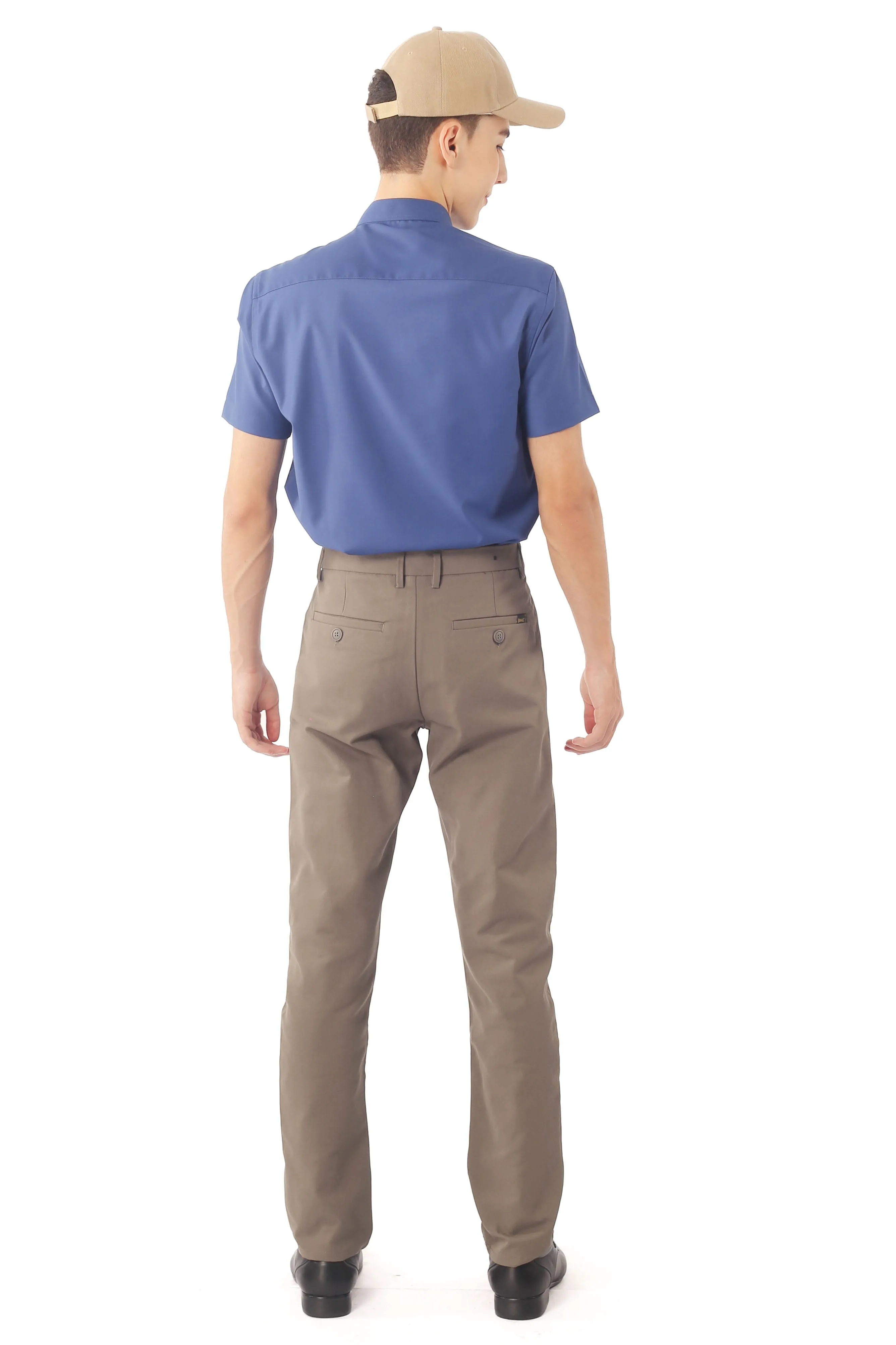 EXHAUST MEN'S SLACK LONG PANTS [SLIM FIT] 1642