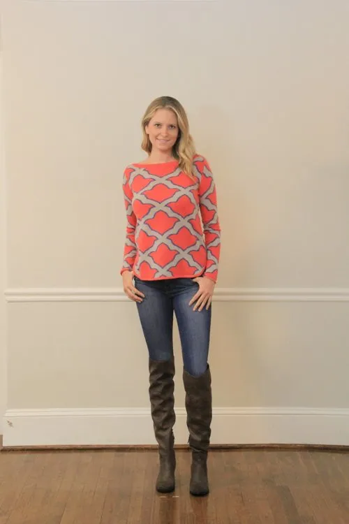 FLEUR DE ISLE  CASHMERE BOATNECK