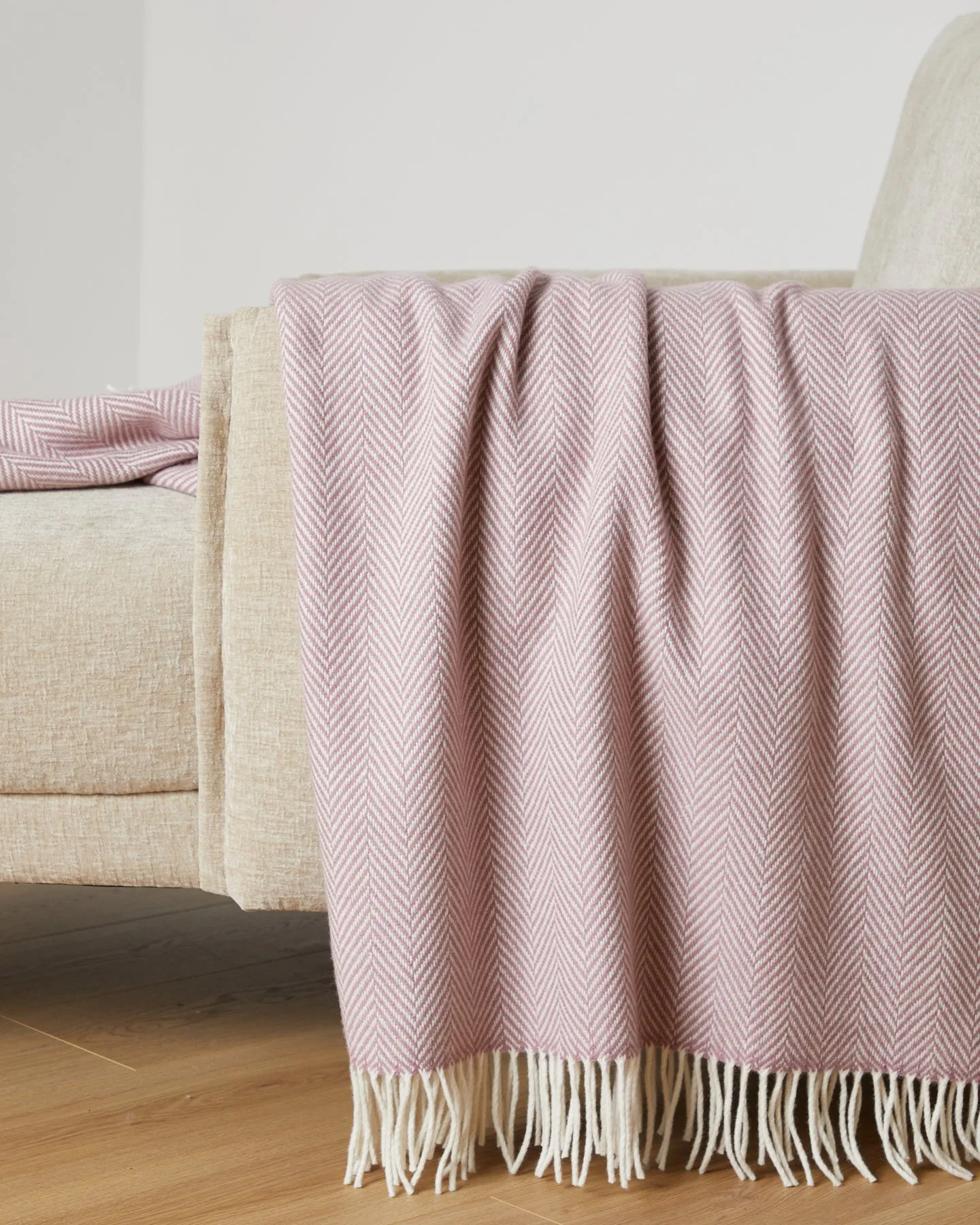 Foxford Maeve Cashmere and Lambswool Throw