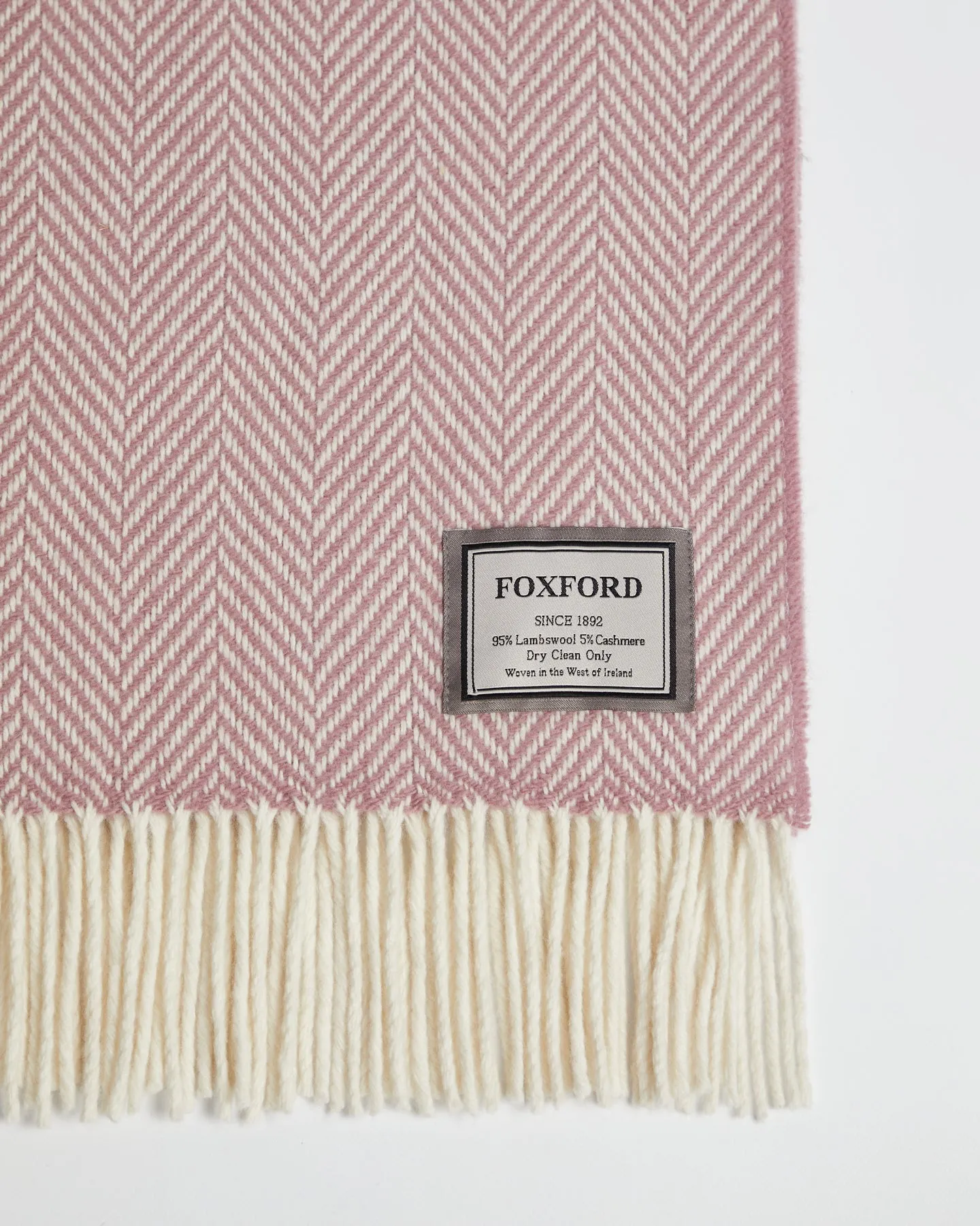 Foxford Maeve Cashmere and Lambswool Throw