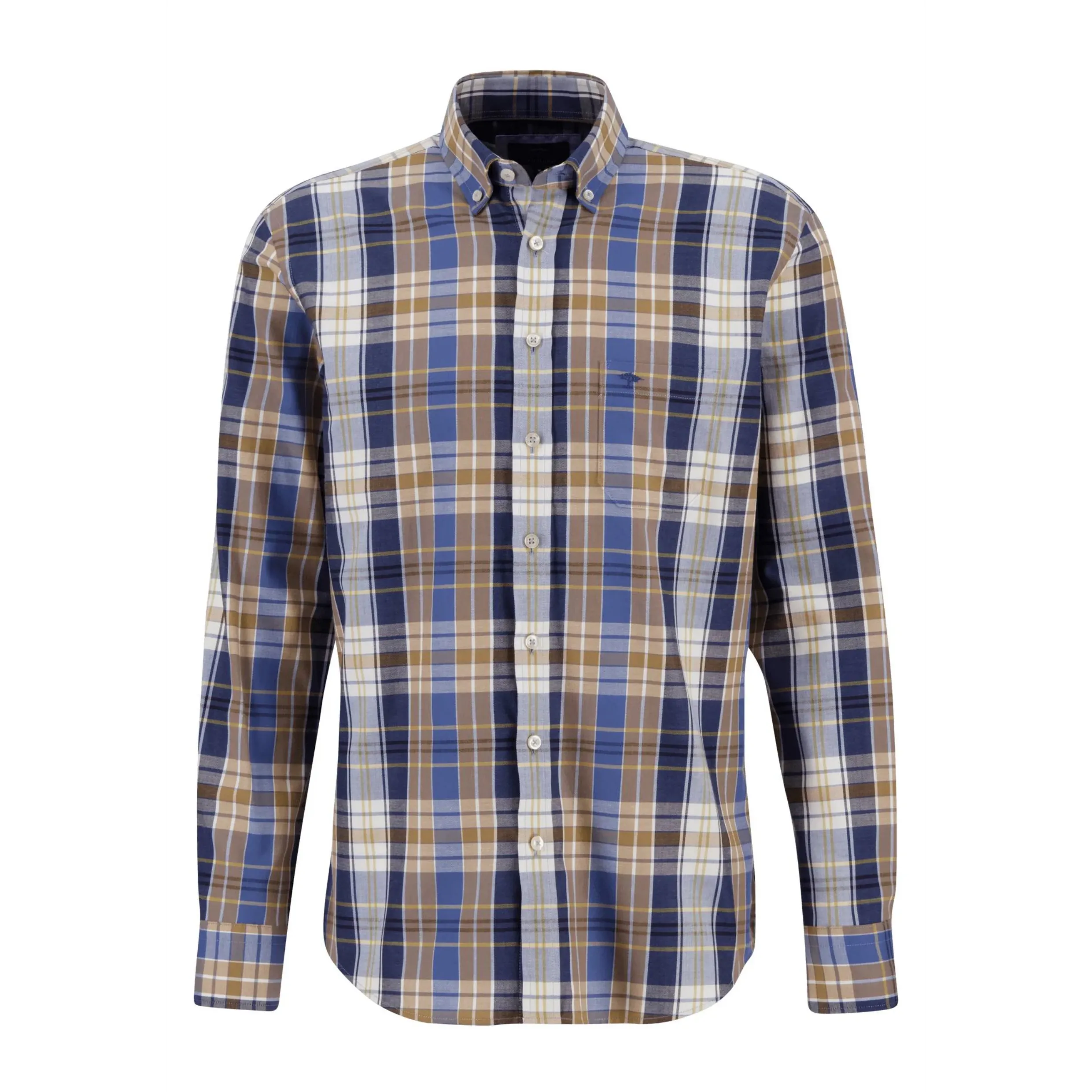 Fynch-Hatton Supersoft Cotton Button Down Shirt 13098020 Camel