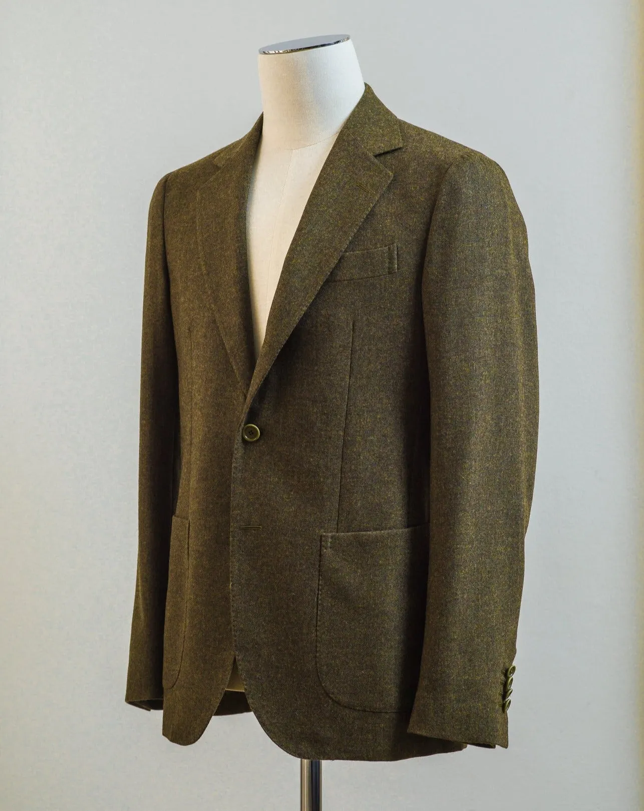 Gaiola Napoli Wool & Cashmere Jacket / Green