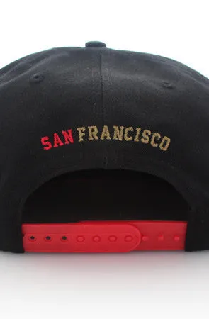 Gold Blooded (Black Snapback Cap)