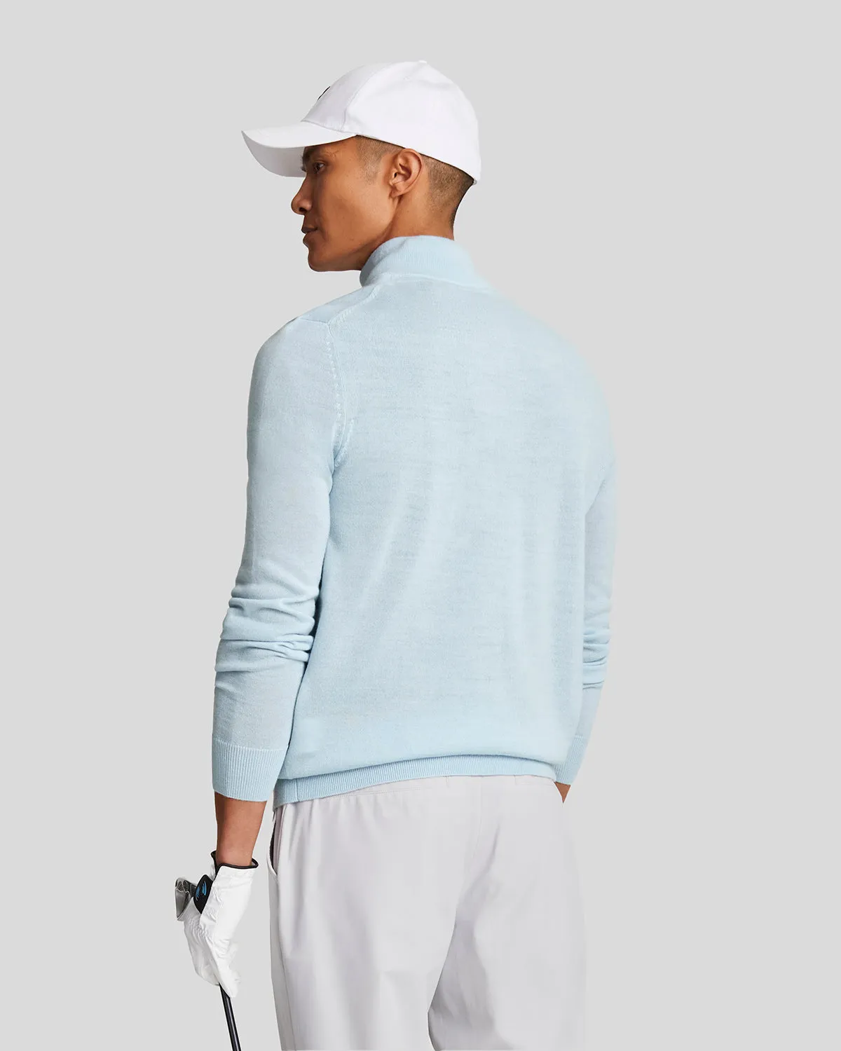 Golf 1/4 Zip Merino Jumper