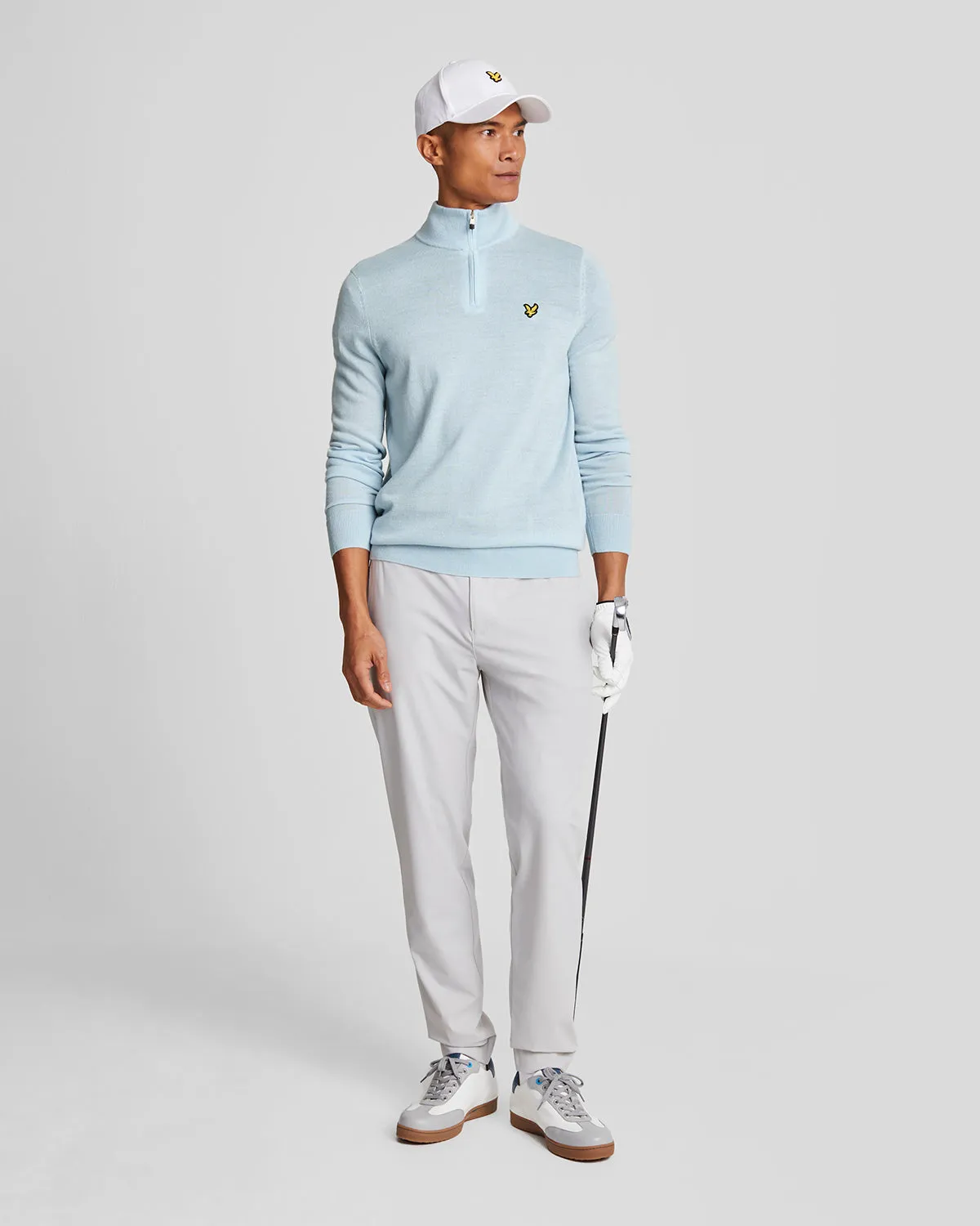 Golf 1/4 Zip Merino Jumper