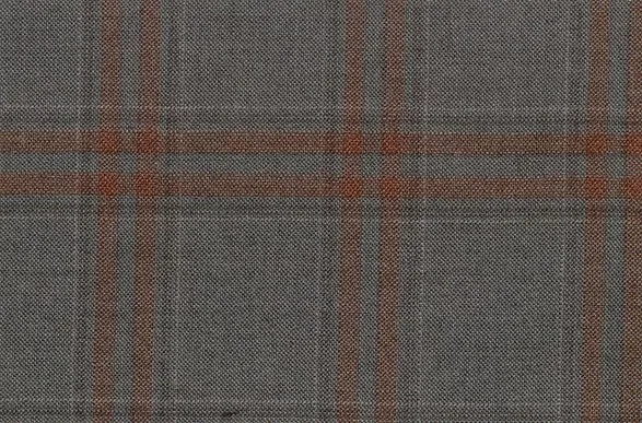 Grey Check 95% Wool 5% Cashmere (Ref-792002)