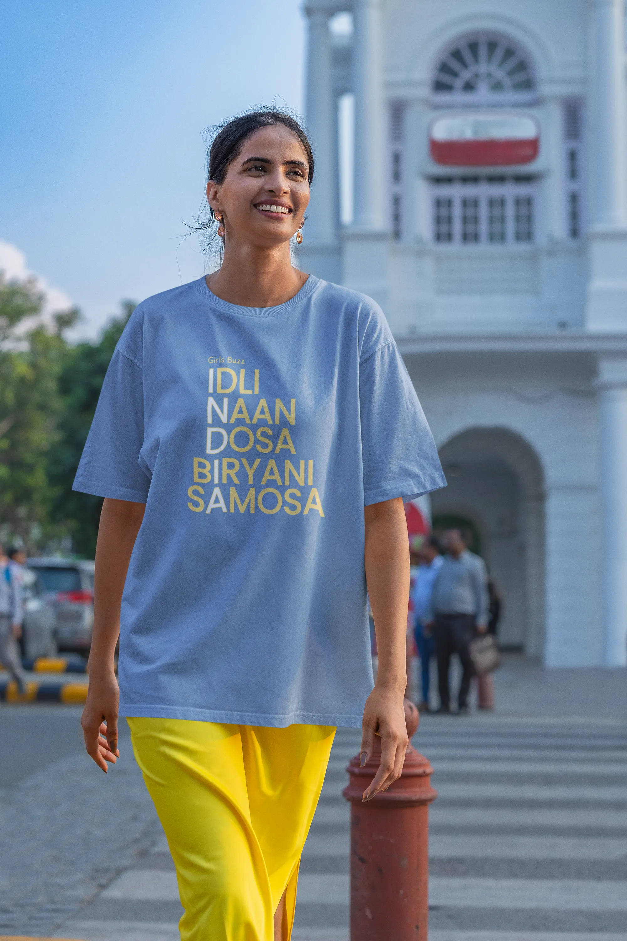 Indian Foodie Oversized Tee