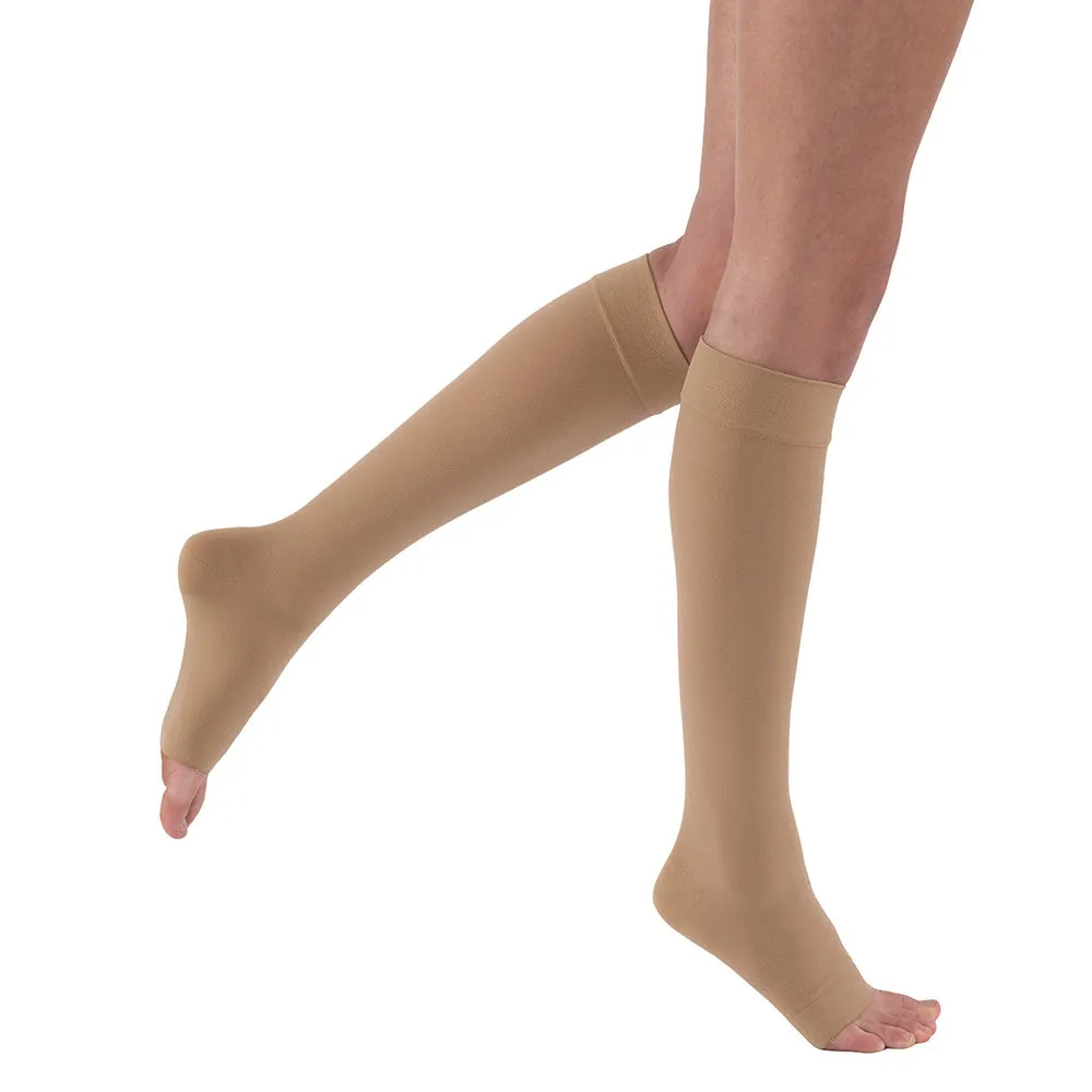 Jobst Relief Open Toe Knee Highs w/ Silicone Band - 20-30 mmHg