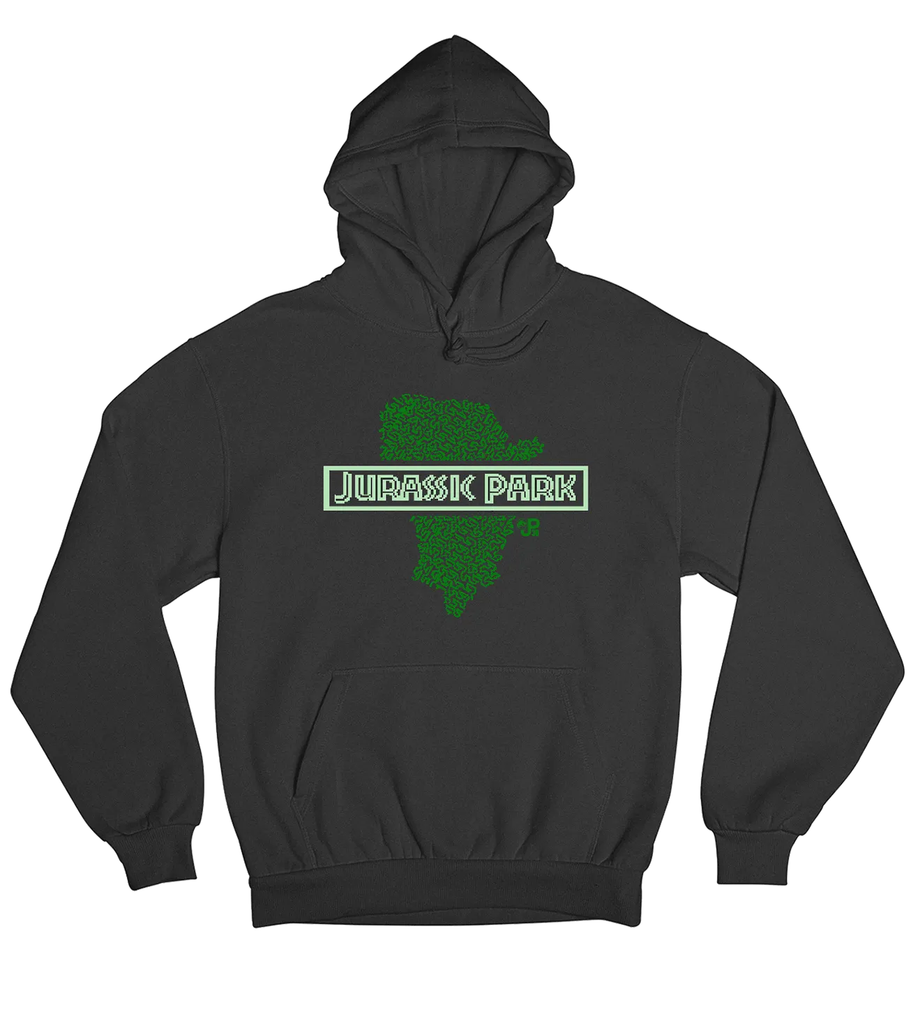 Jurassic Park Isla Nubar Pixel Hoodie