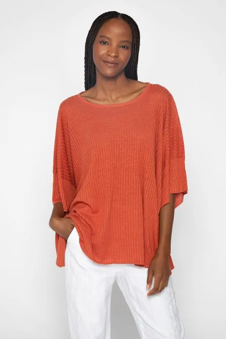 Kinross Cashmere Rib Popover