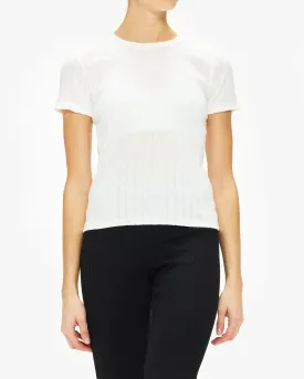 Leset Pointelle Slim Fit Tee