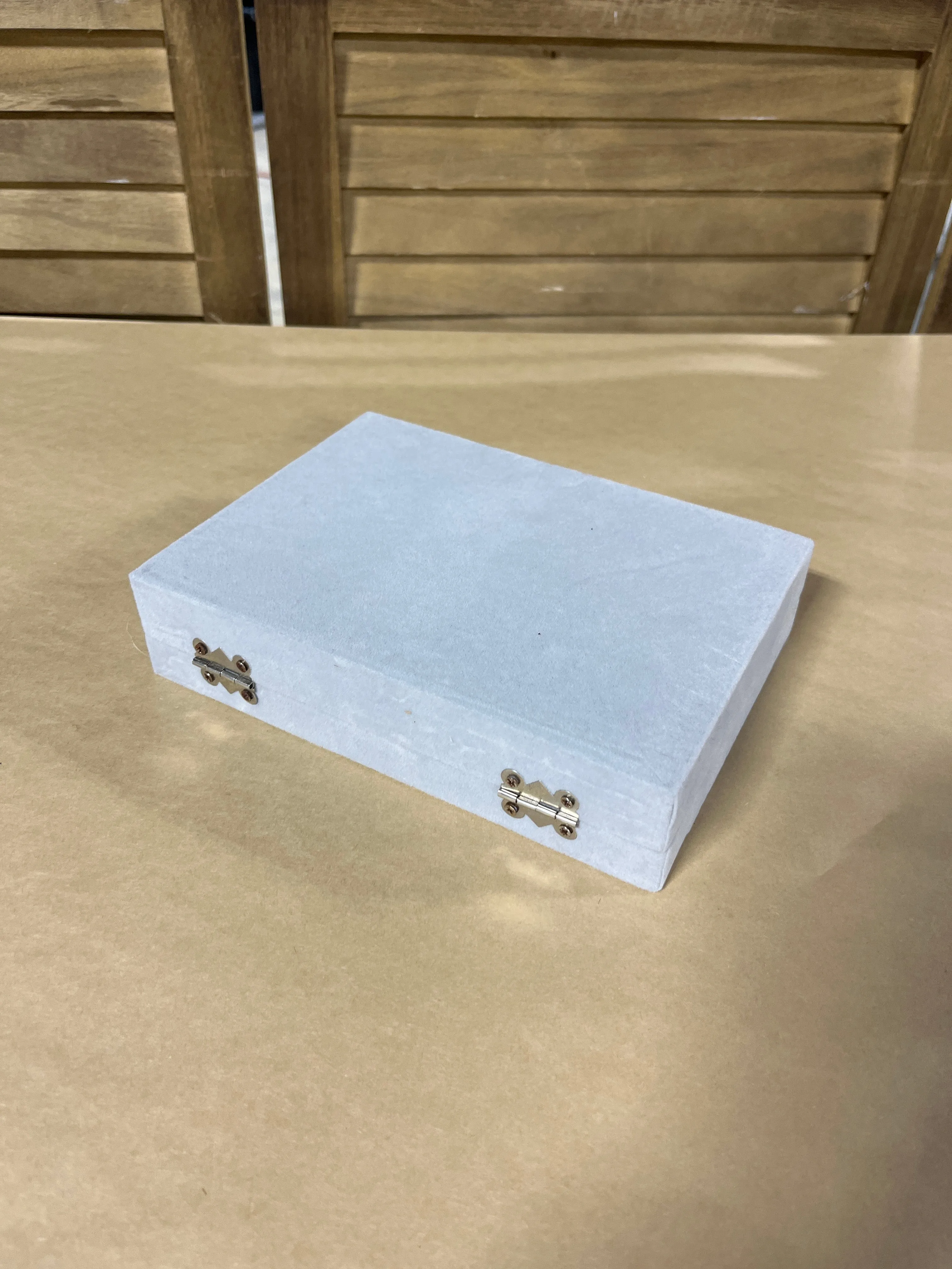 Light Gray Divided Jewelry Storage Box