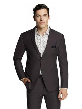 Men's Chocolate Formal Plain Slim Fit Suit