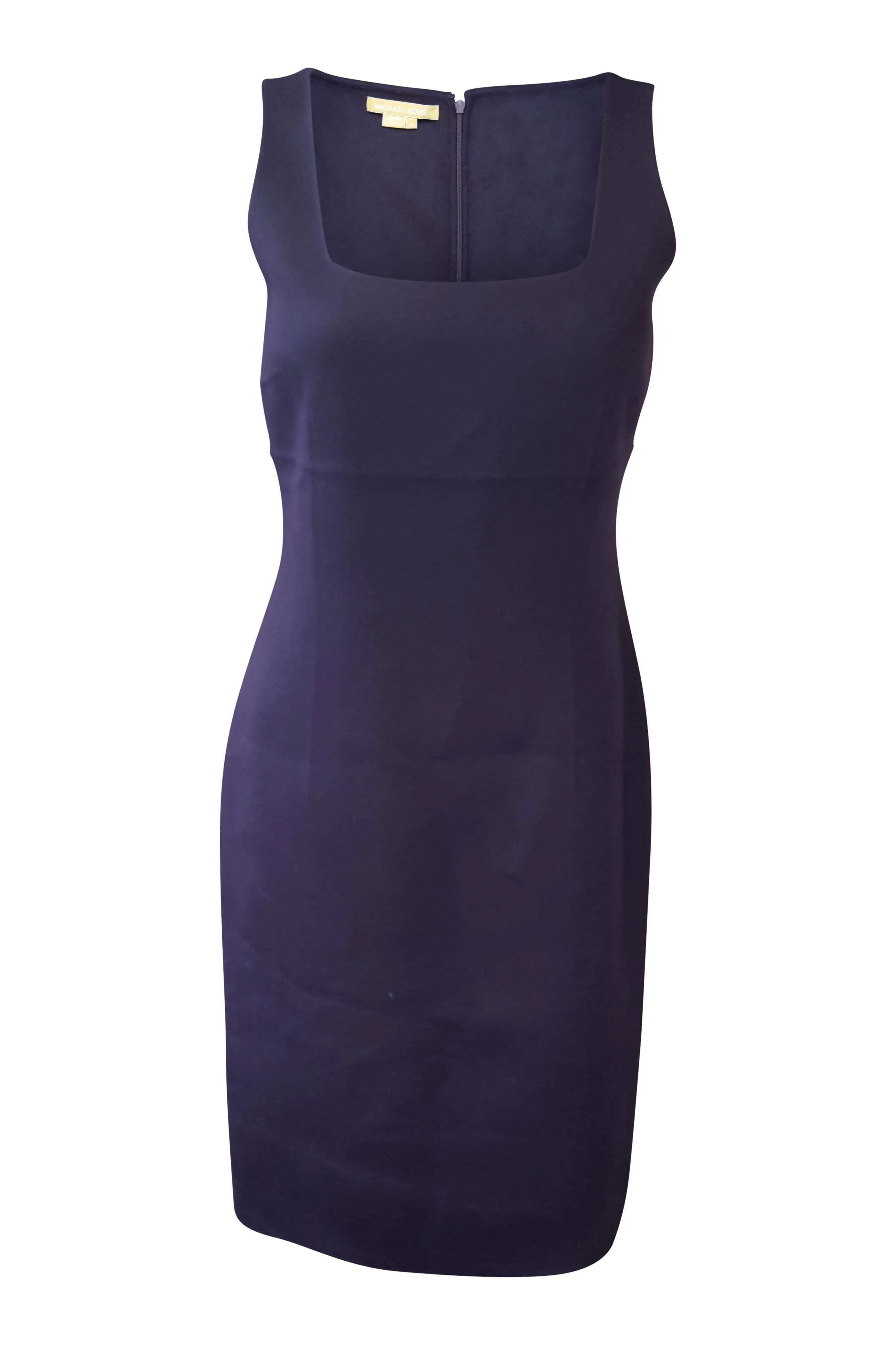 MICHAEL KORS Stretch Wool and Angora Blend Purple Bodycon Dress (6)