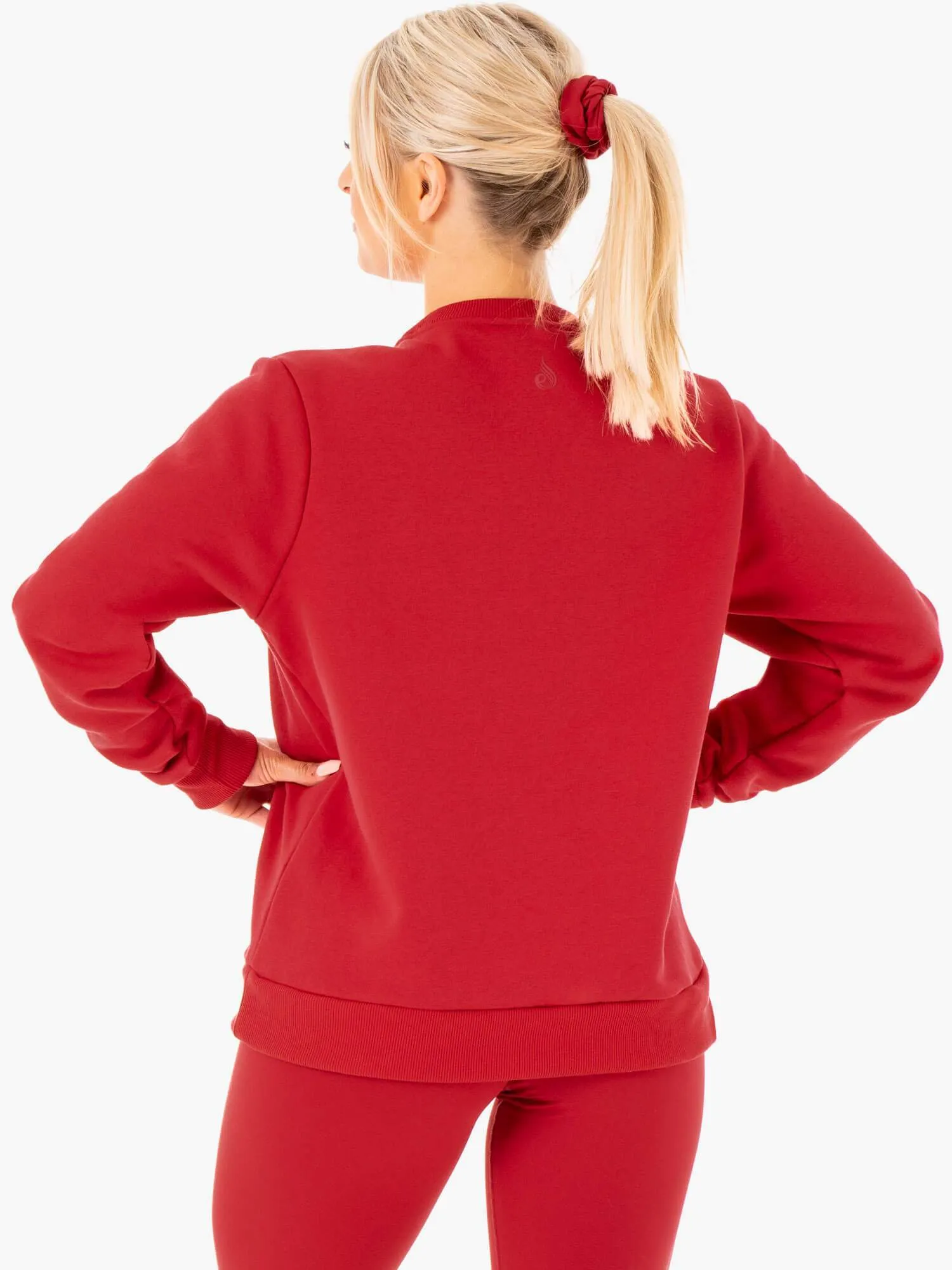 Motion Oversized Sweater - Red