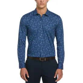 Night Floral Print Dress Shirt