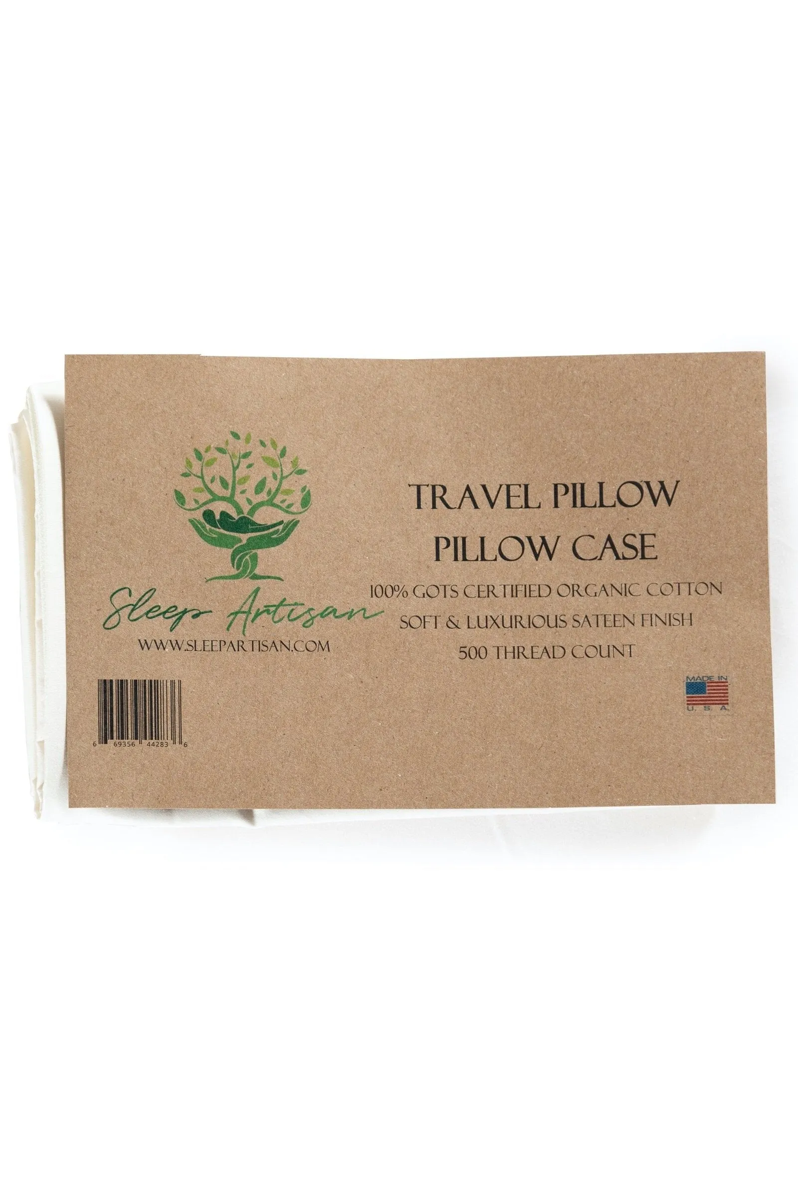 Organic Pillowcase for Travel Pillow