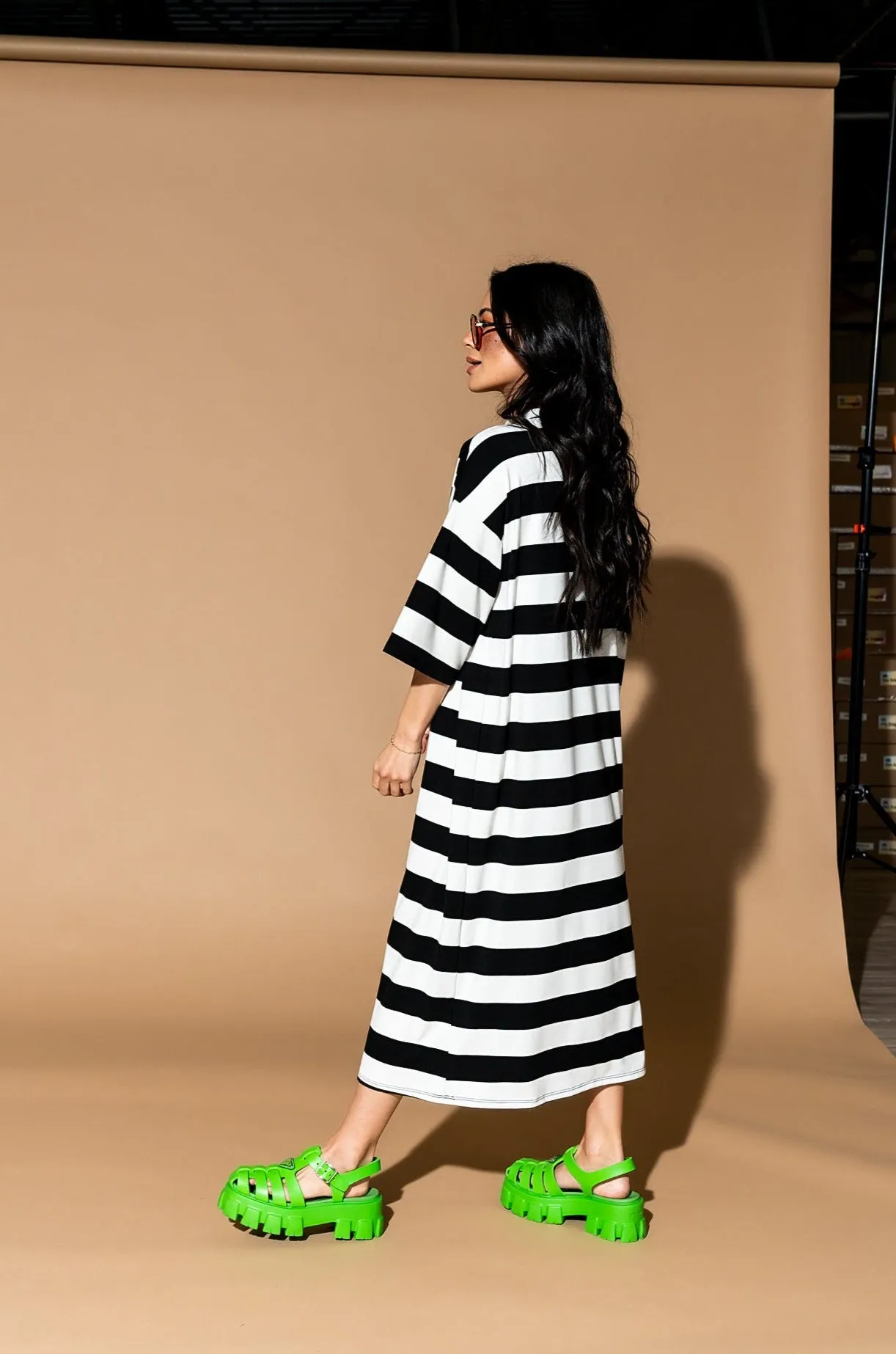 Ozzy Dress in Stripes *RESTOCKED*