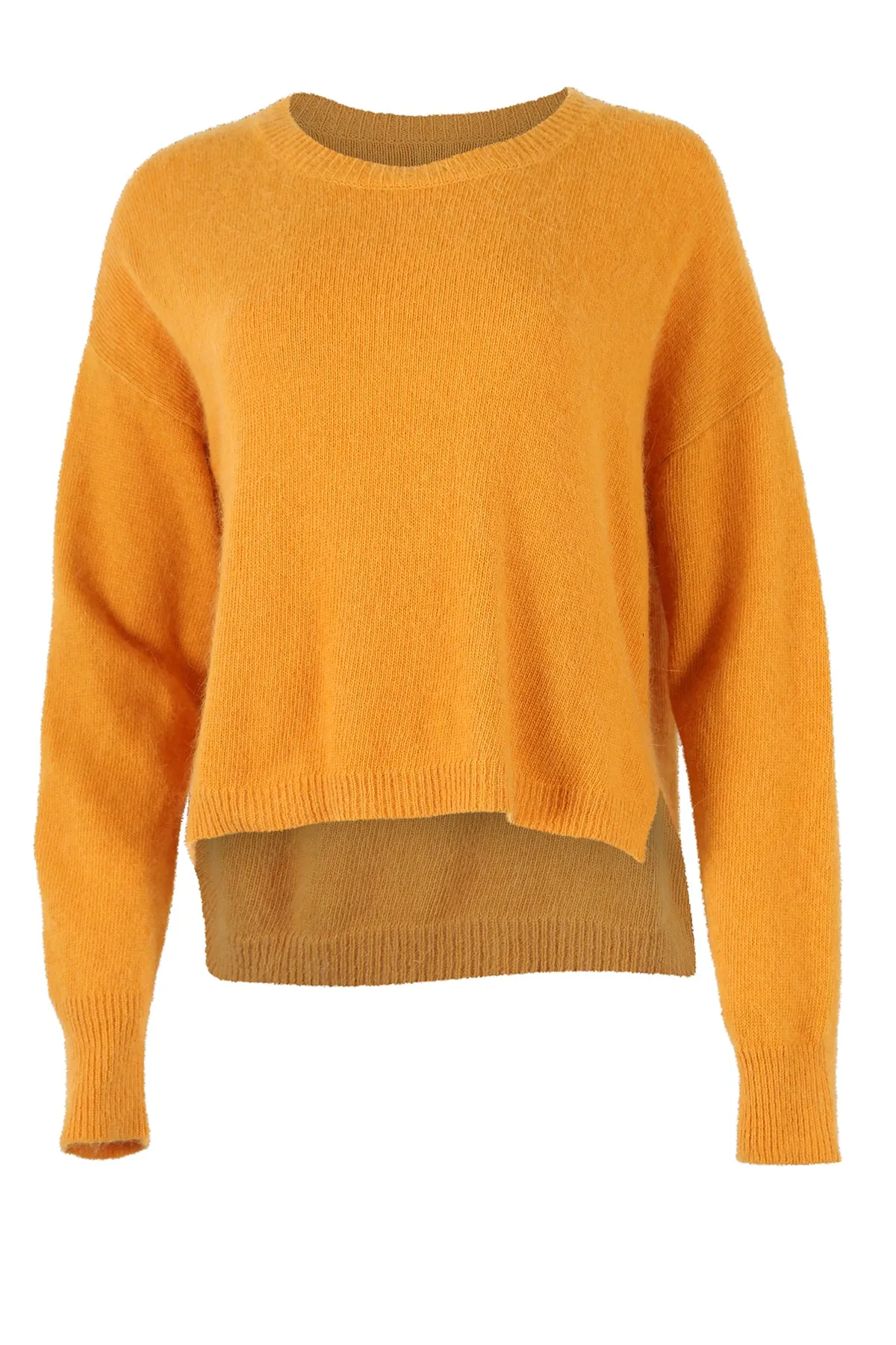 Portland Sweater Mustard in Angora