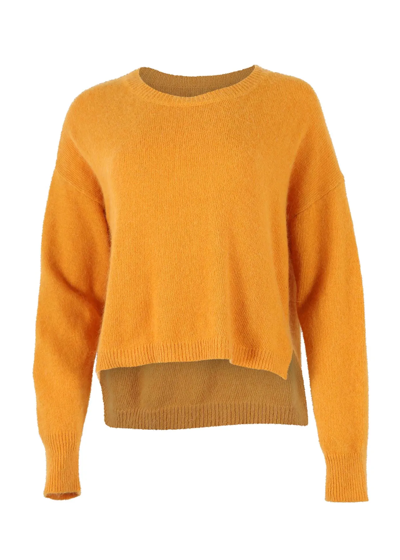 Portland Sweater Mustard in Angora