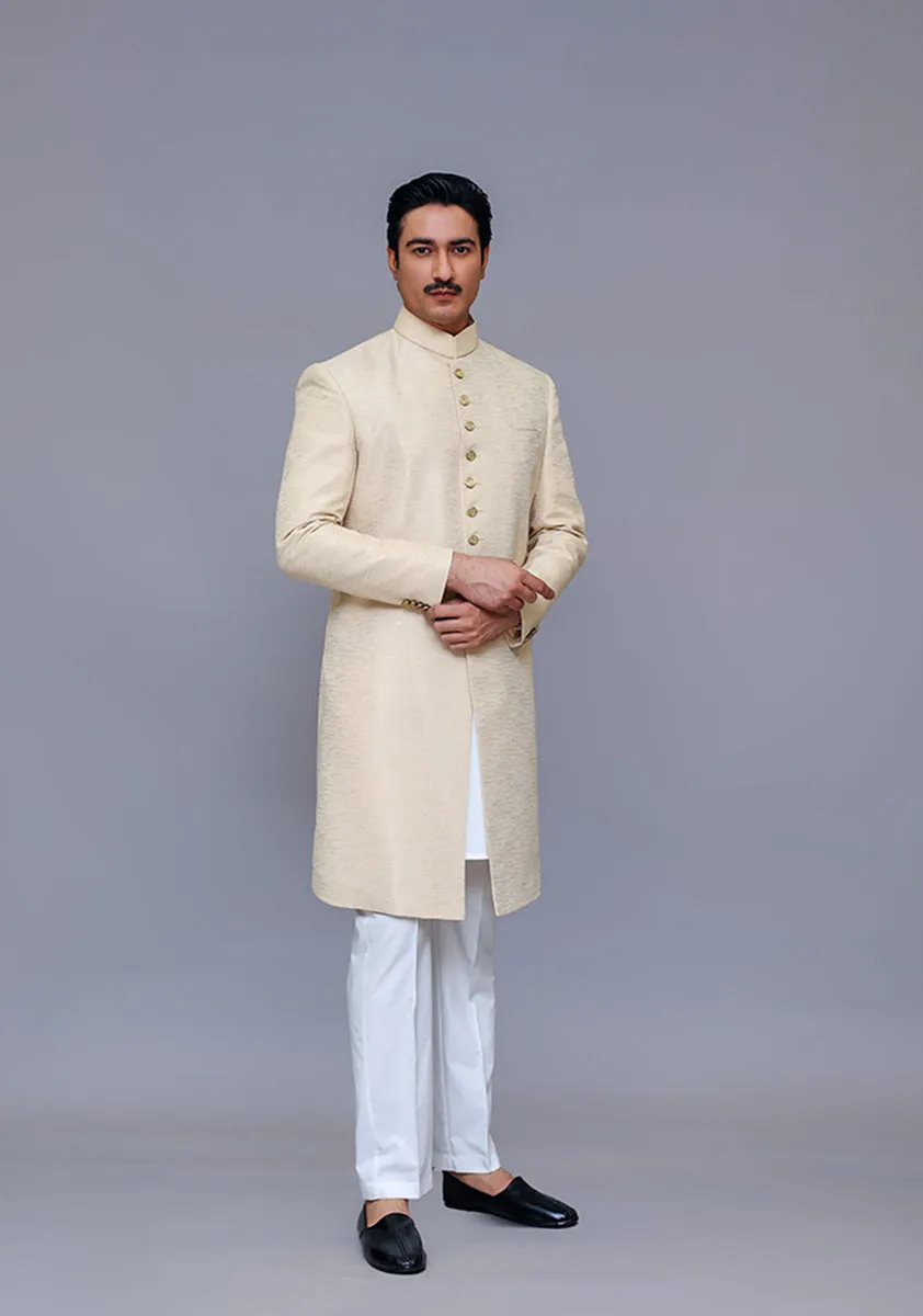 Premium Kambal Jamawar Angora Traditional Sherwani