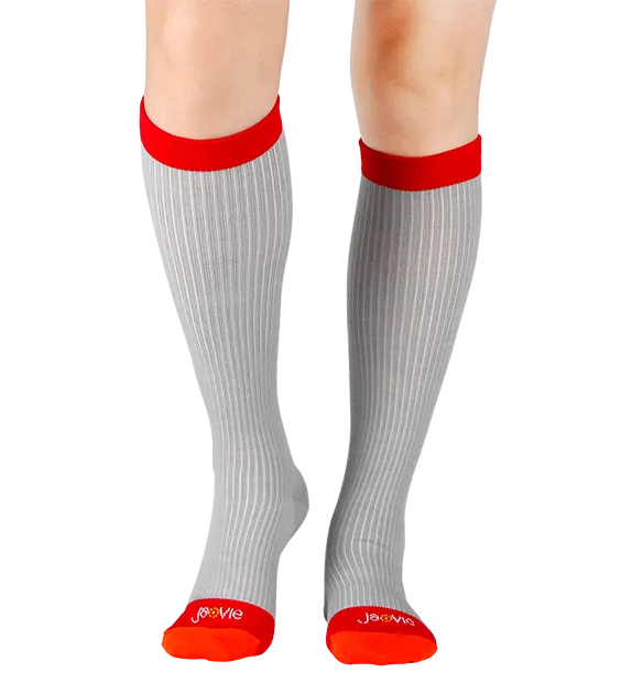 Rich Merino Wool Everyday Compression Socks (15-20mmHg) - Mock Rib