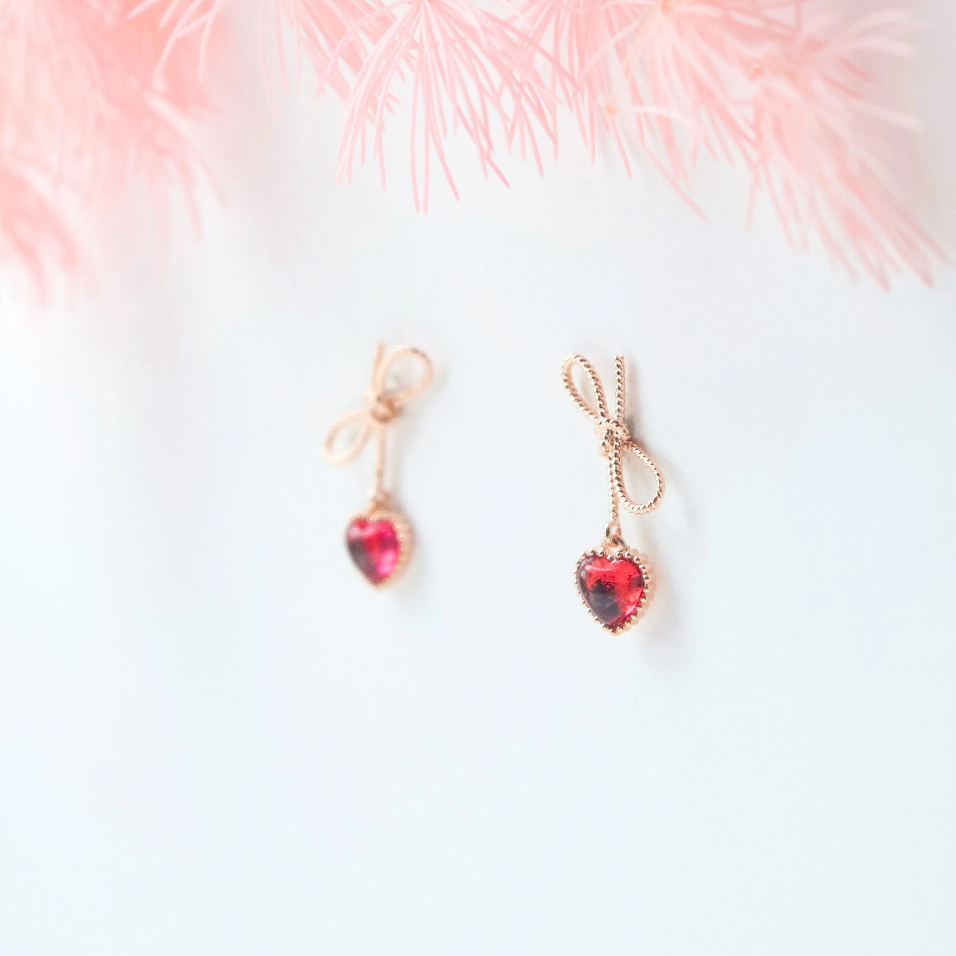 Ruby Viola Earrings