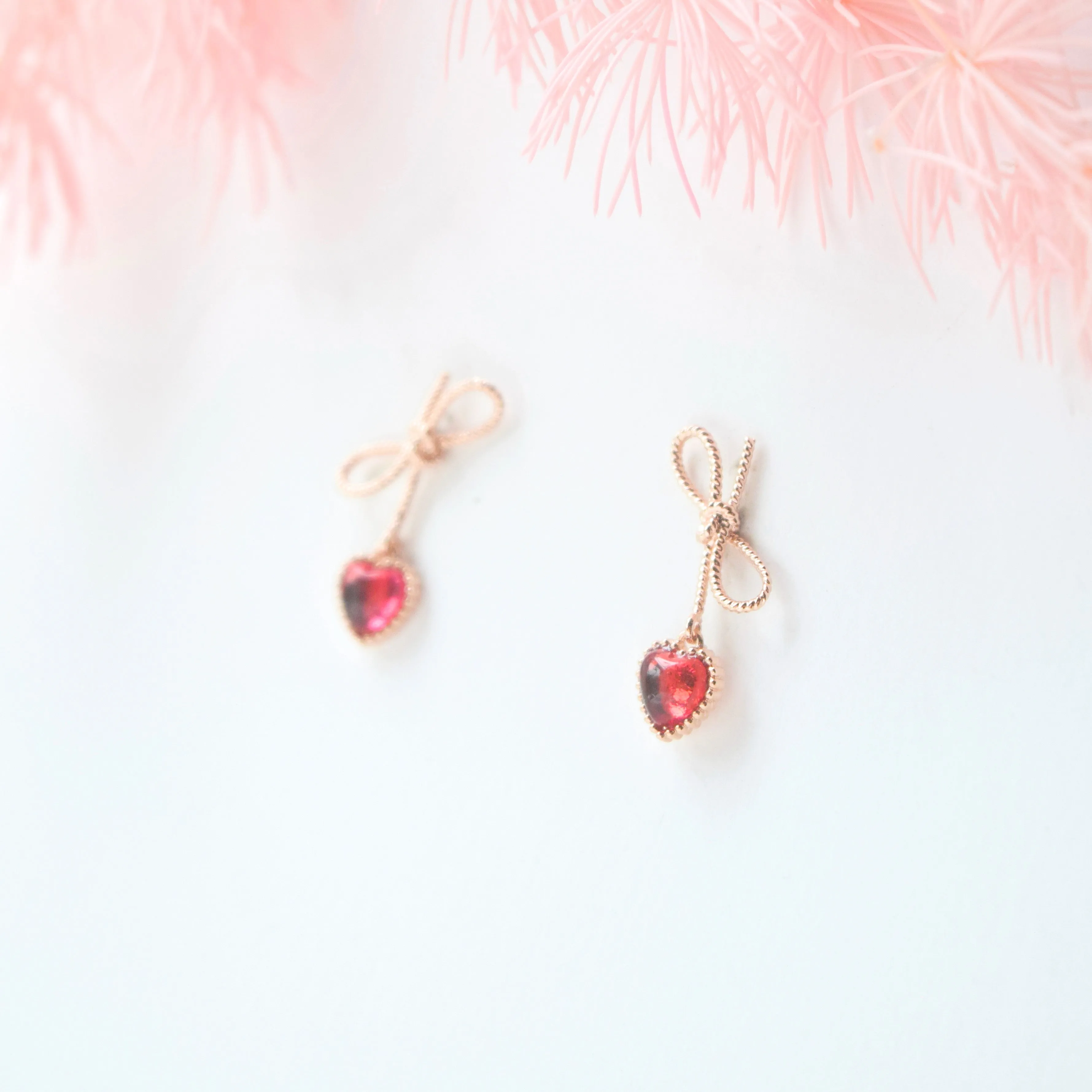 Ruby Viola Earrings