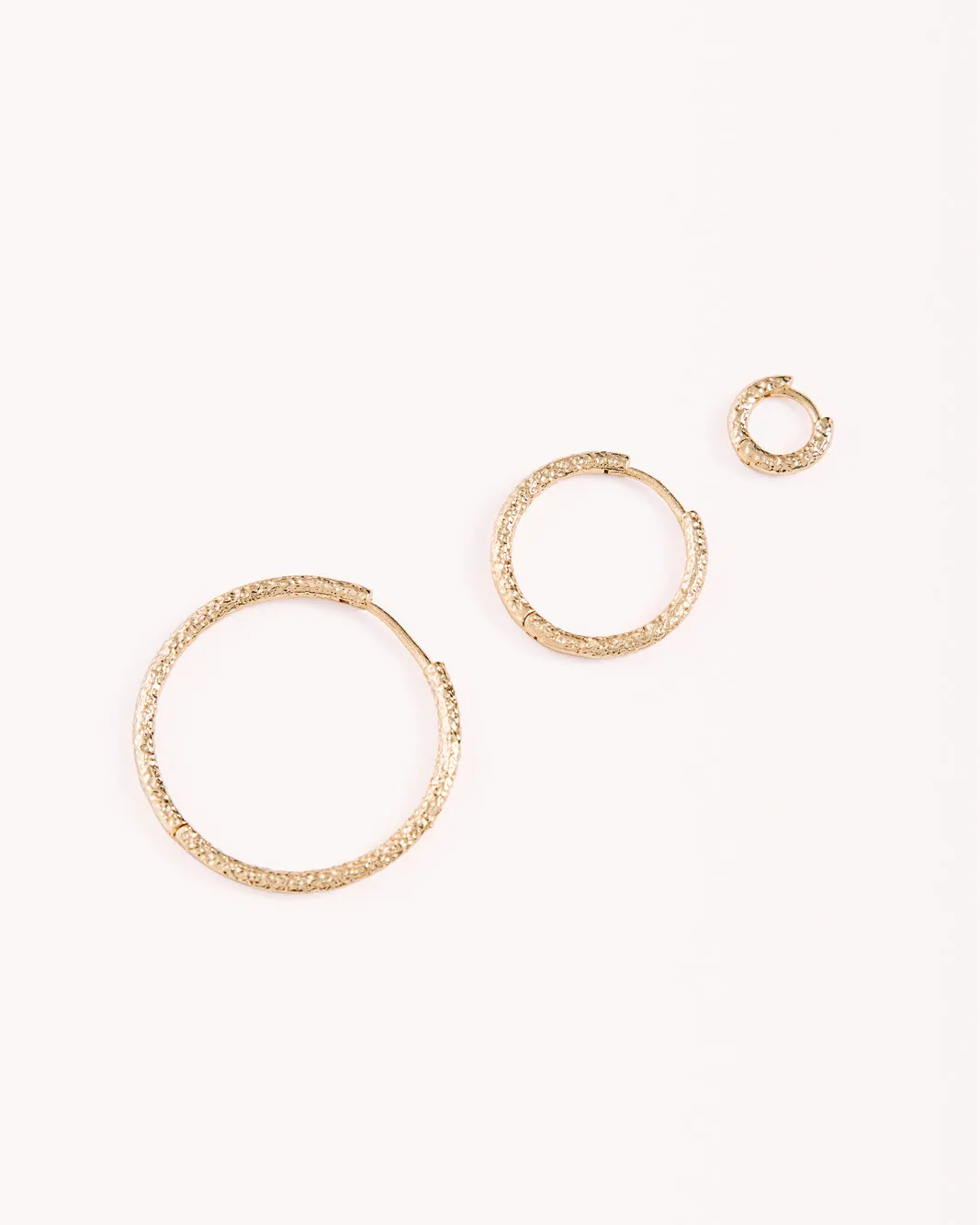 SEMARA EARRING 3 PACK - GOLD PLATED 18K