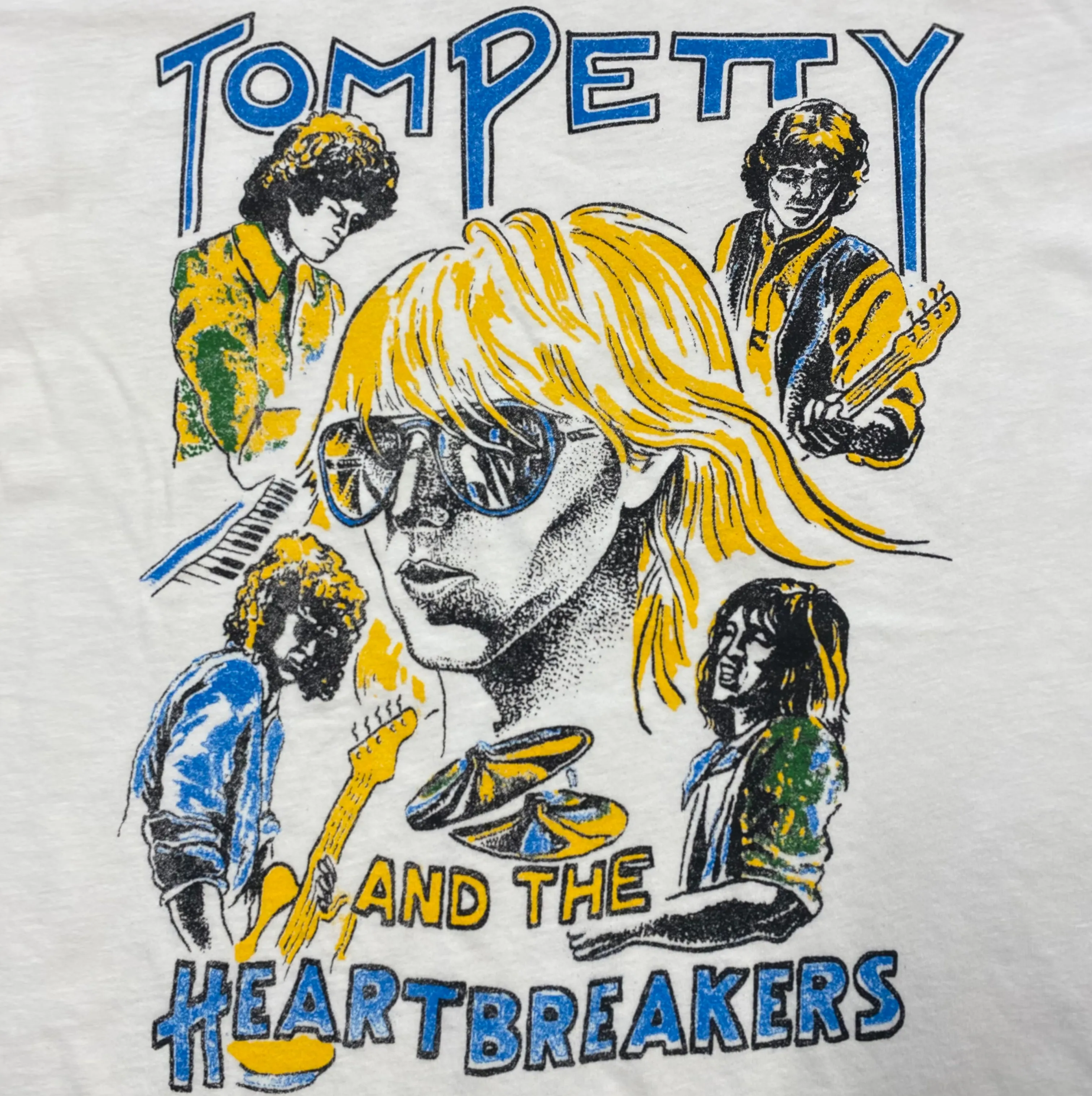 Tom Petty Faces Unisex Tee