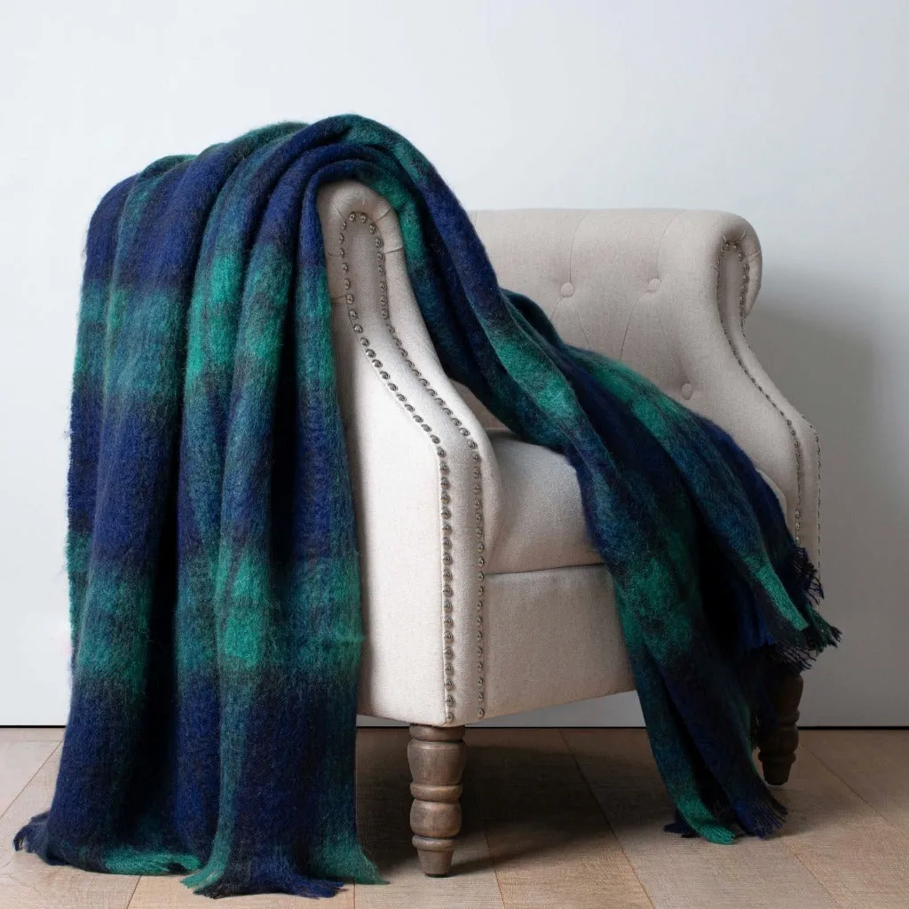 Treble Cone Mohair Throw