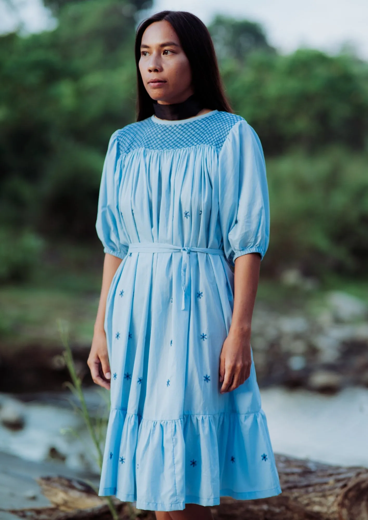 trixie dress - light blue