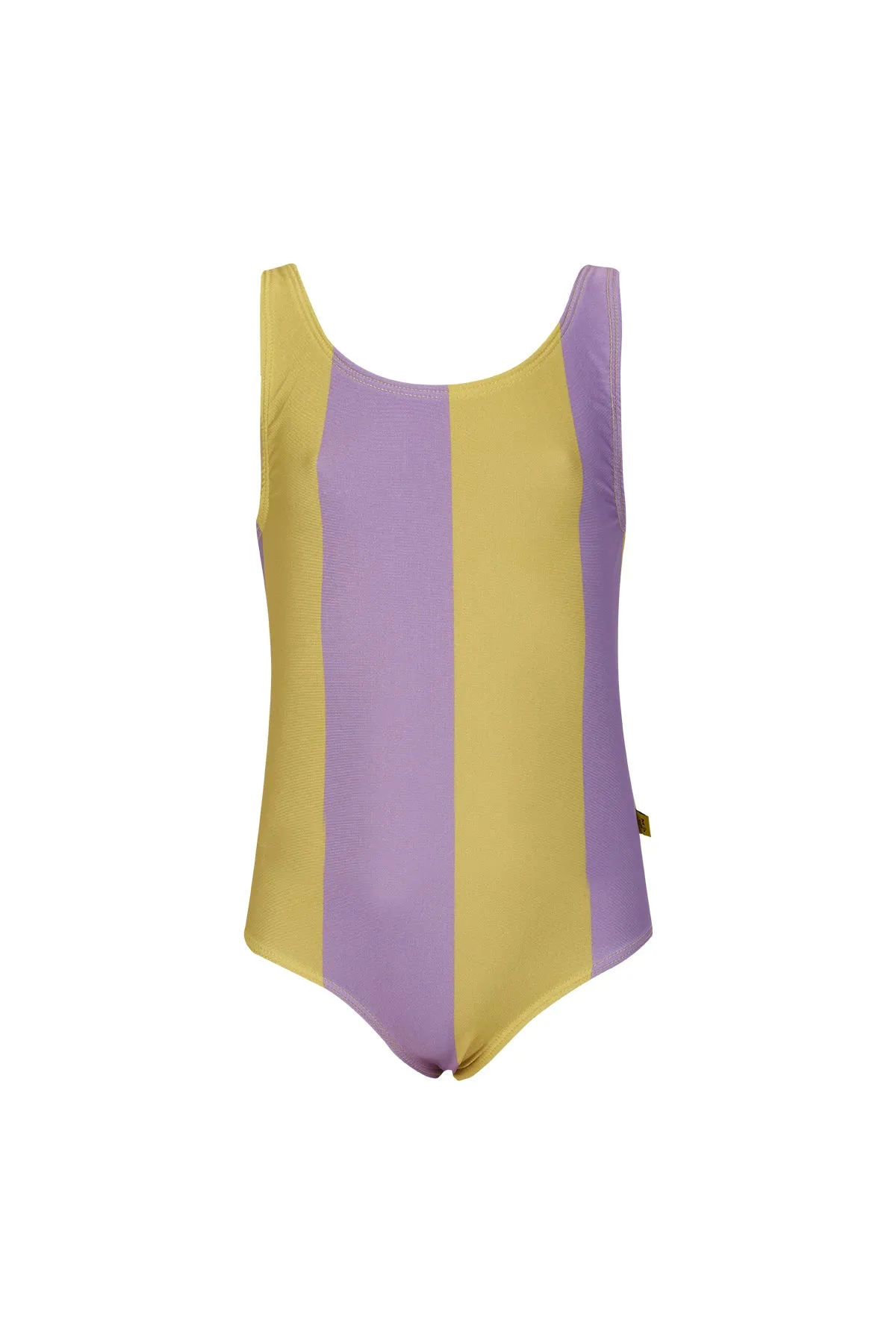 YELLOW AND LILAC SWIMSUIT